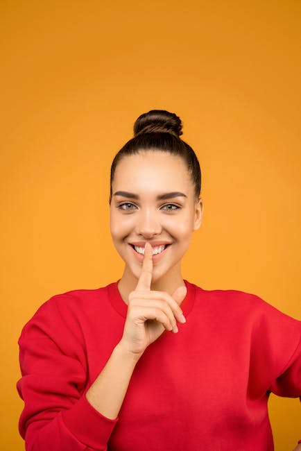 Woman in Red Long Sleeve Shirt