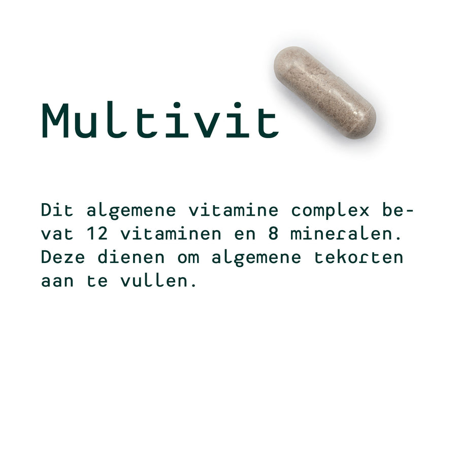 Metis Personalised van Ruben ('s Ochtends: 1x Ashwaganda, Vitamine C, Vitamine D, Multivitamine. 's Avonds: 1x ashwaganda, Valeriaan & Melatonine)