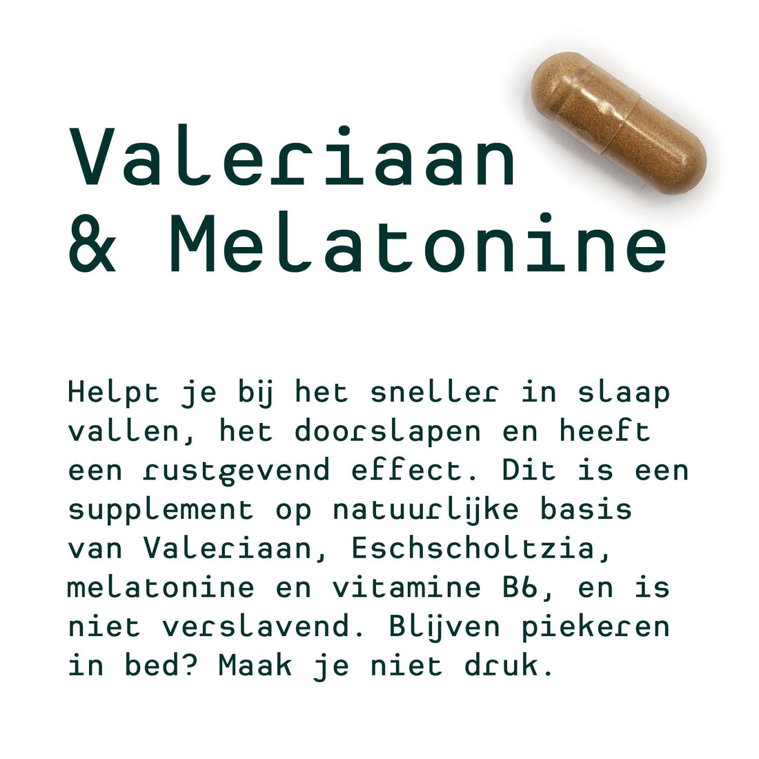Metis Personalised van Yolanda (Valeriaan & Melatonine, Digest, Lactobacillus)